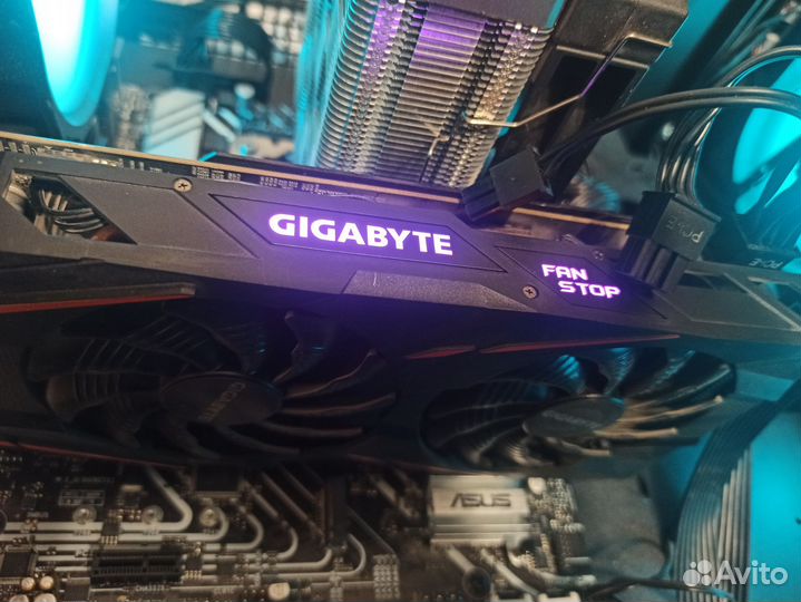 Видеокарта rx 570 4gb gigabyte