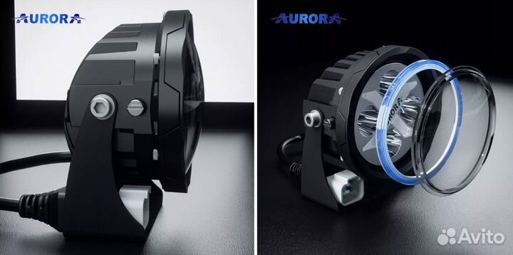 Комплект светодиодных фар Aurora ALO-R4T3-EQ