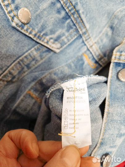 Куртка джинсовая с капюшоном