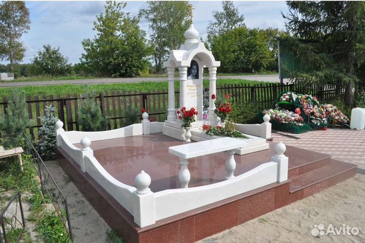 Памятники. Благоустройство мест захоронений