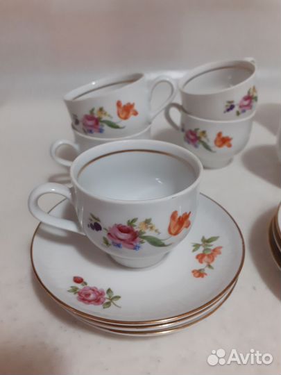 Сервизы кофейные, чайные