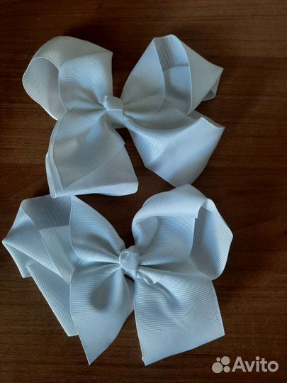 Школьные новые банты на заколке для волос
