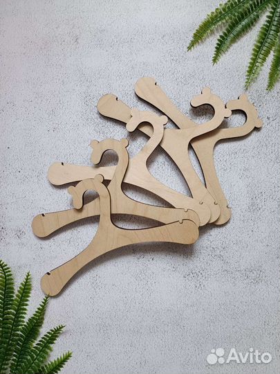 Плечики детские деревянные Мишки