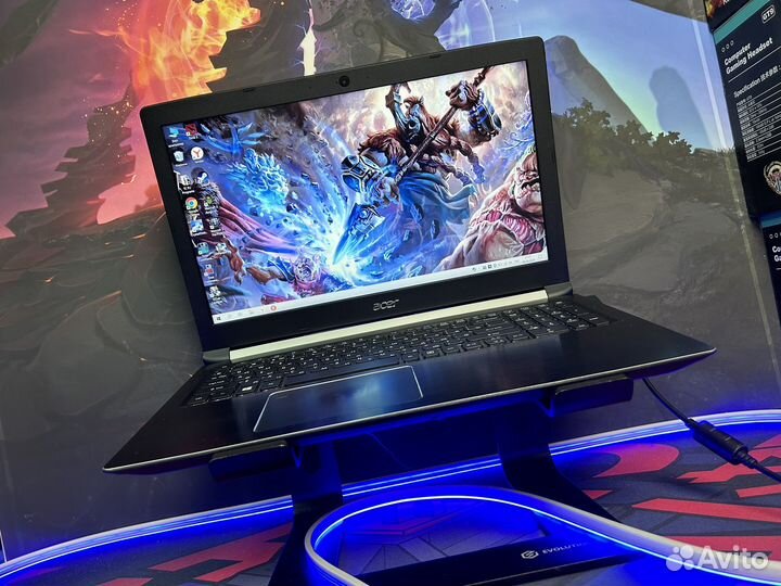 Игровой ноутбук Acer i5 GTX 1050 20GB озу SSD