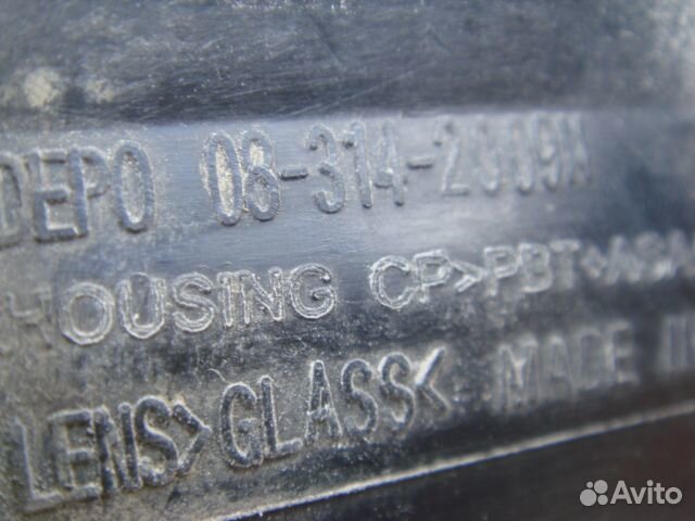 Рено Фара противотуманная Renault 2009-нв