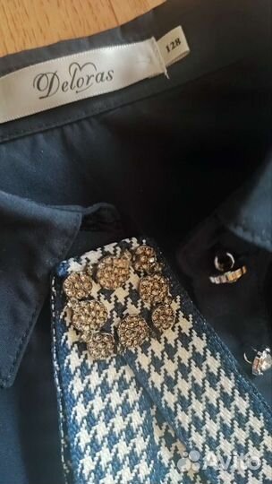 Блузка для девочки в школу