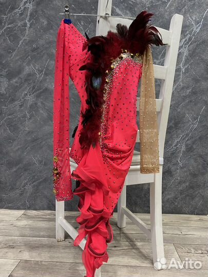 Латинское платье для бальных танцев