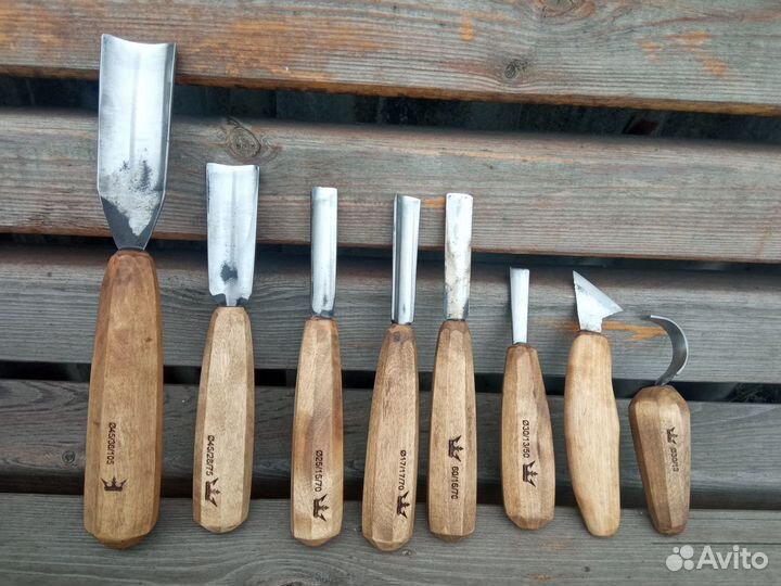 Стамески для резьбы по дереву