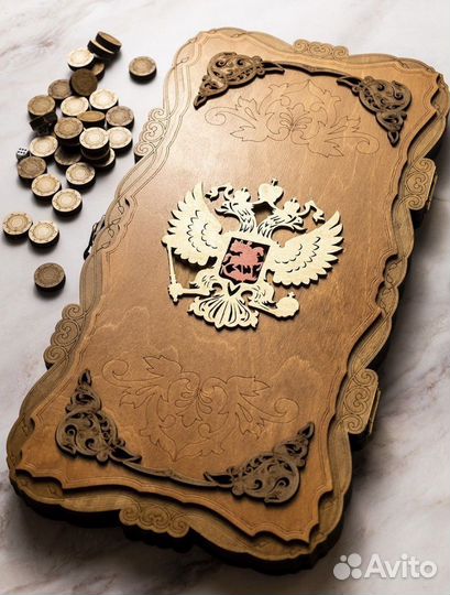 Нарды деревянные большие 50 на 50 Нарды