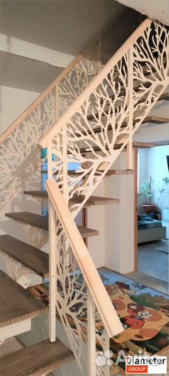 Изготовление забежной лестницы из металла