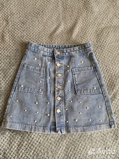 Юбка джинсовая