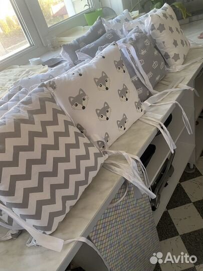 Бортики в детскую кроватку