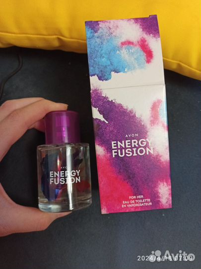 Туалетная вода эйвон energy fusion