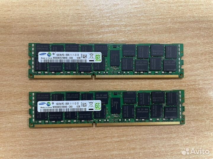 Комплект памяти Samsung DDR3 ECC REG 32Gb 1600MHz