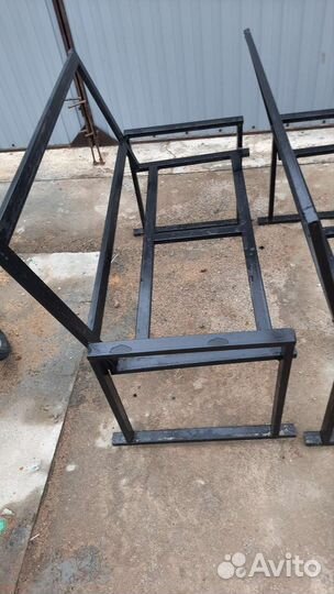 Дровница уличная, стеллажи лофт