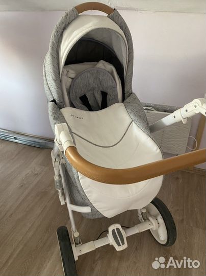 Коляска riko bruno 2 в 1 + автолюлька