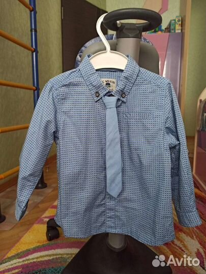 Новый костюм рубашка+жилет LC waikiki