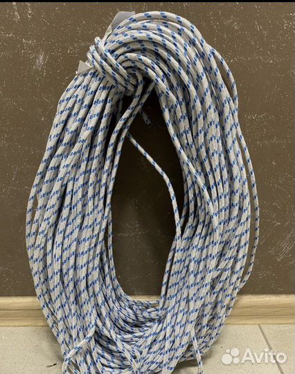 Шнур, веревка (трос) плетеный синтетический 6 мм