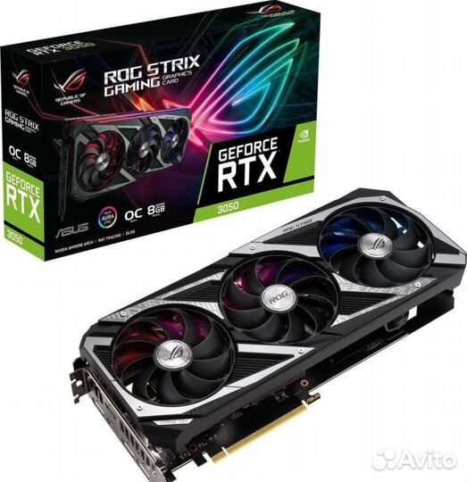 Видеокарта asus rog strix 3050 гарантия Dns