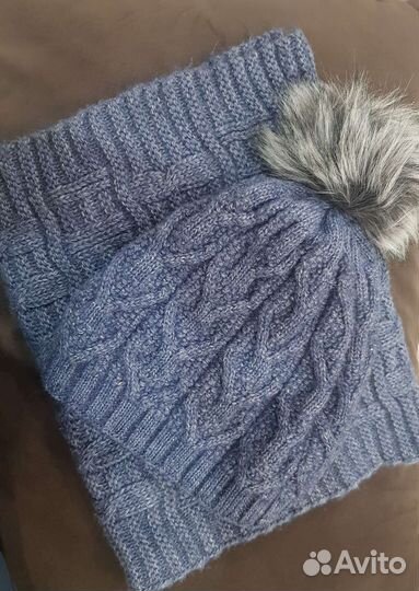 Шапка и снуд для девочки