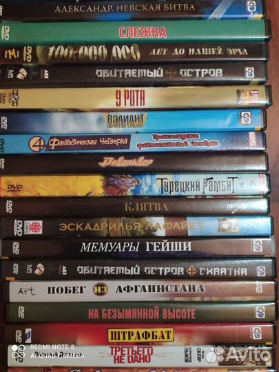 DVD диски с фильмами 75 шт. Лицензионные