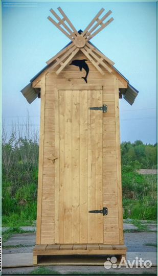 Дачный туалет с дельфином ркд 215