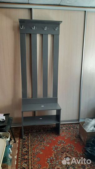 Вешалка в прихожую с обувницей