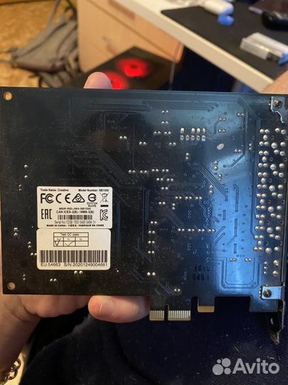 Звуковая карта sound blaster audigy rx