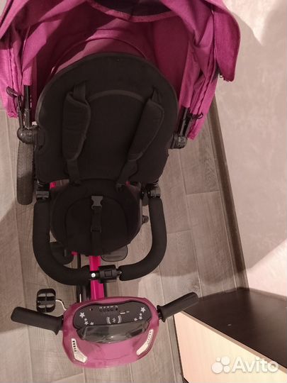 Детский велосипед с родительской ручкой