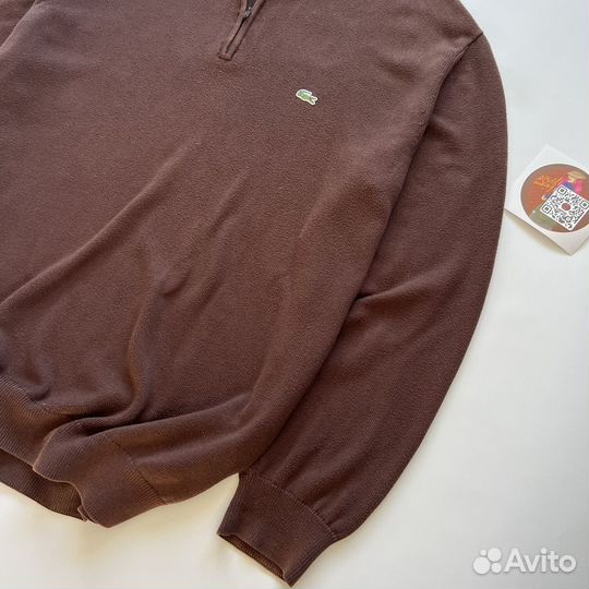 1/4 зип свитер Lacoste