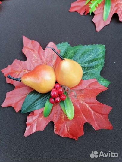 Осенние заколки для девочек