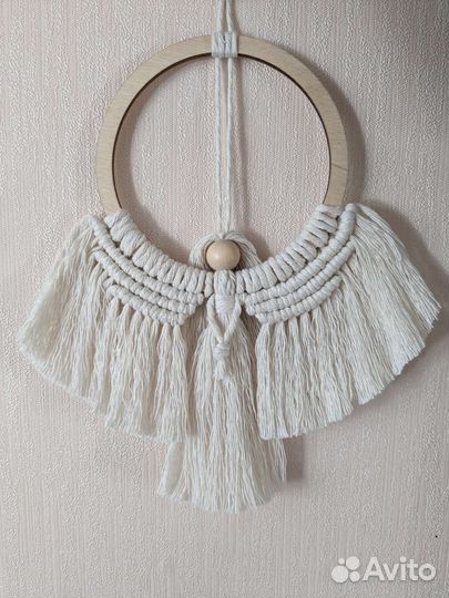 Макраме панно Ангел