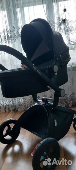 Коляска 2в1 из эко кожи