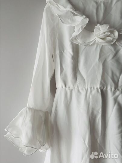 Платье длинное шифон винтаж