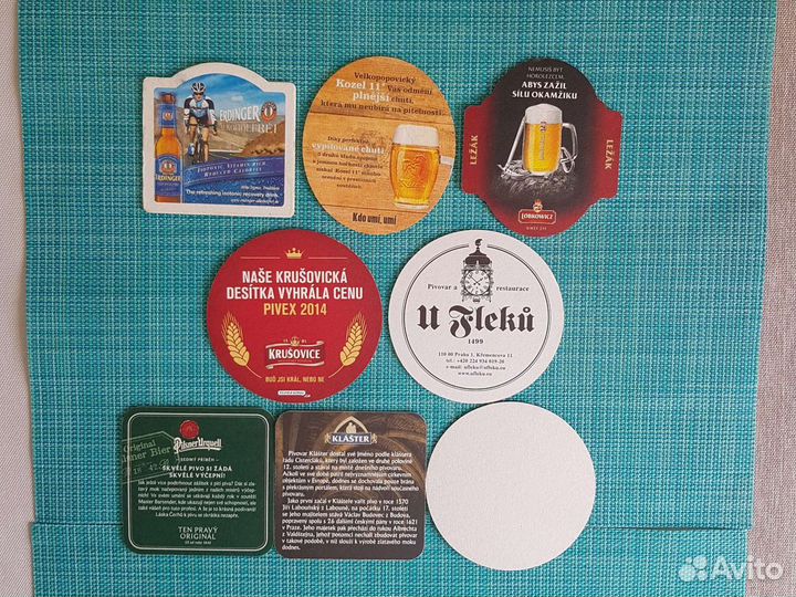 Пивные подставки, пивной путеводитель по Праге