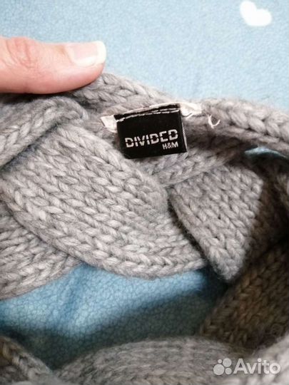 Повязка на голову вязаная