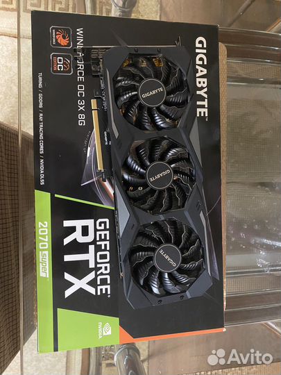 Видеокарта gigabyte geforce RTX 2070 super 8g