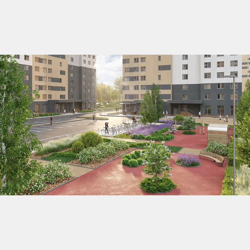 2-к. квартира, 53,8 м², 16/24 эт.