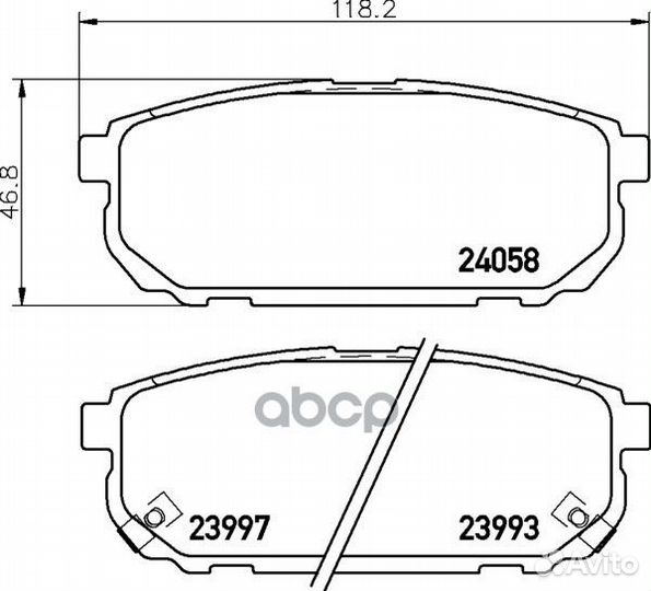 Колодки тормозные дисковые задн.sorento I (JC)