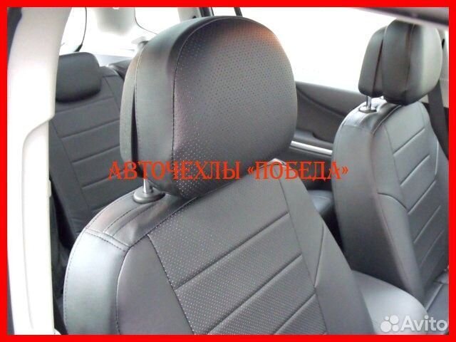 Чехлы Opel Zafira C из экокожи чёрные Классика
