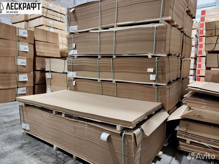 Двп 3,2*1220*2440 мм сорт тсн-40 (1шт2,977 м2)