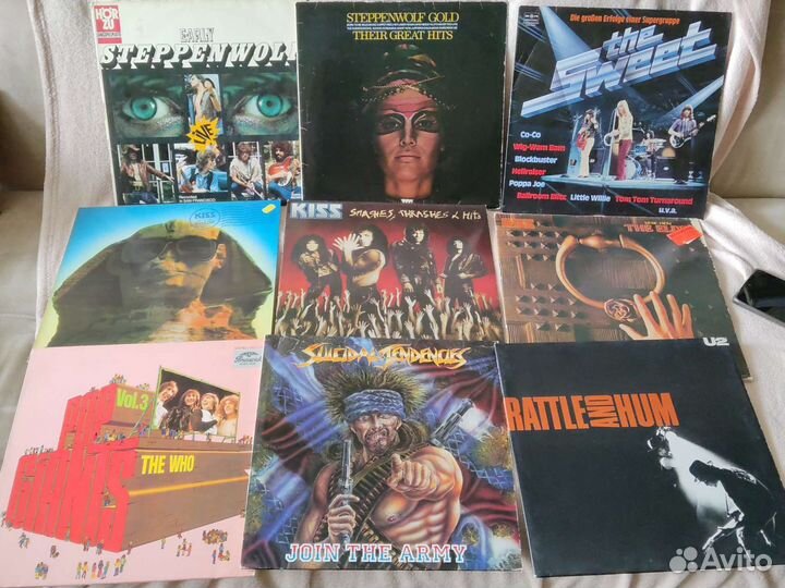 Виниловые пластинки рок зарубежный