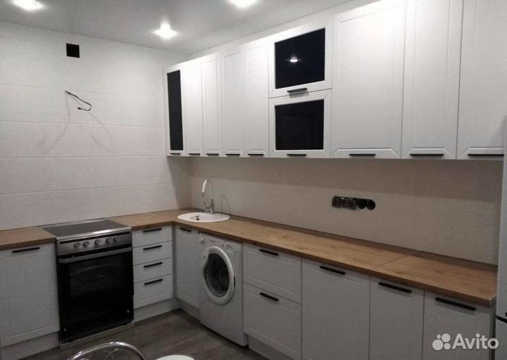 Кухонный гарнитур белый модульный новый