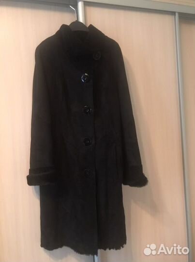 Дубленка натуральная женская 48 размер