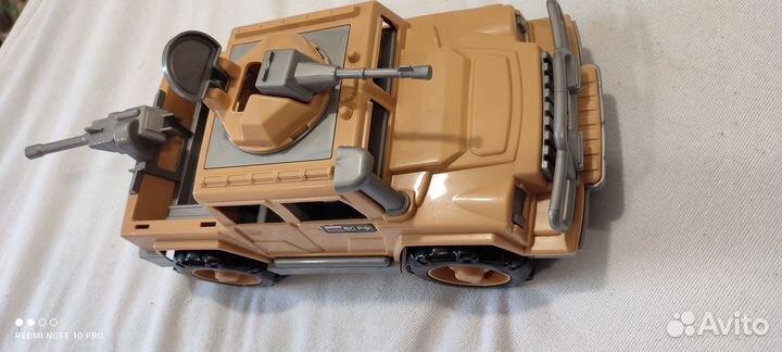 Машинка Полесье Пикап военный с 2-мя пулеметами