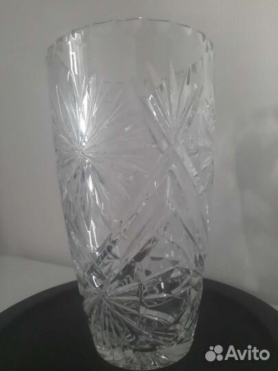 Ваза хрустальная