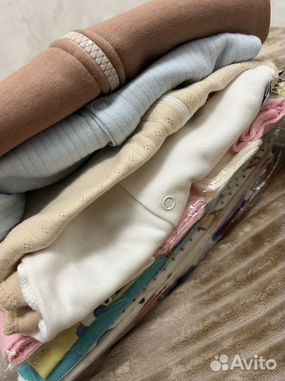 Пакет детских вещей для новорожденного новые