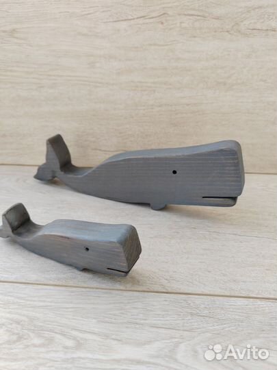 Фигурка кашалота деревянная (набор)