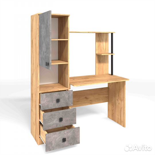 Стол ск 8 (дуб золотой крафт/ателье светлое)