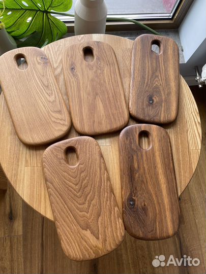 Доска разделочная из дерева дуба для подачи